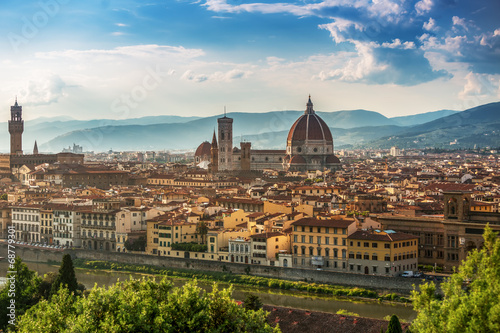 Cathedral Santa Maria del Fiore in Florence Skyline City, Tuscan