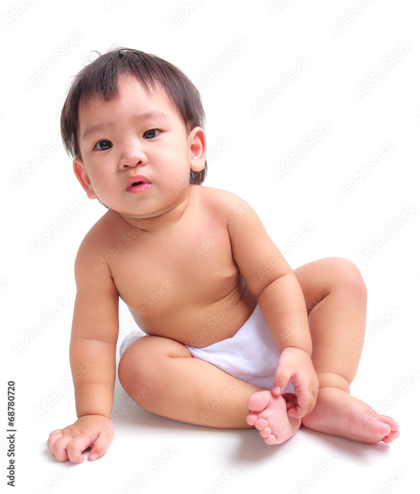 smiling baby isolated on white background smiling baby isolated on white background