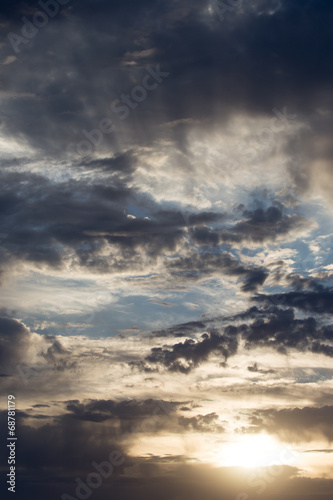Fototapeta Naklejka Na Ścianę i Meble -  beautiful clouds at dawn