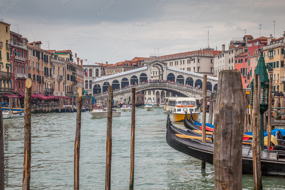 Fototapeta premium Venise : Grand Canal, Rialto