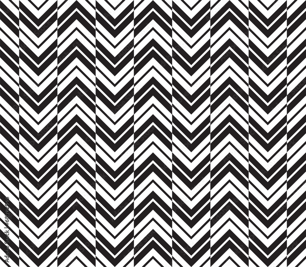 Seamless Art Deco Chevron Background Pattern Seamless Art Deco Chevron Background Pattern