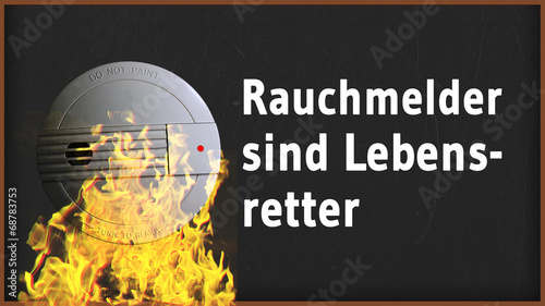 Rauchmelder sind Lebensretter - 16 zu 9 - g1068 photo