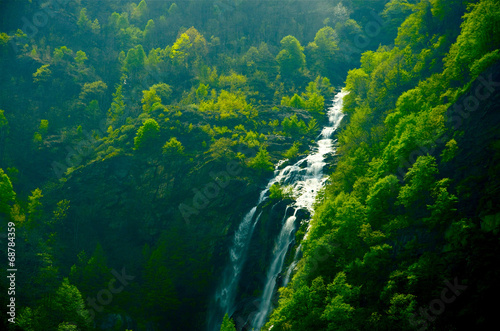 Waterfall in Aosta Valley (Val D'Aosta) photo