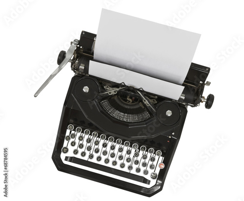 Old Black Typewriter