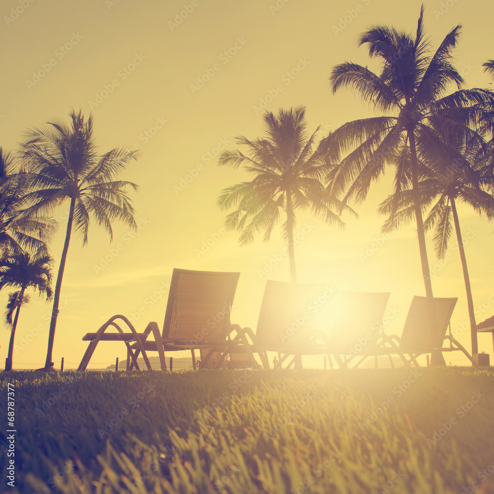 Obraz premium Beach chair