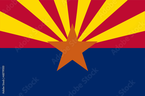 Arizona State Flag photo