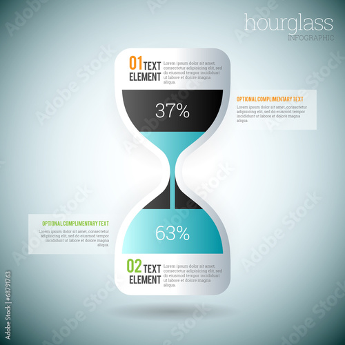 Hourglass Infographic