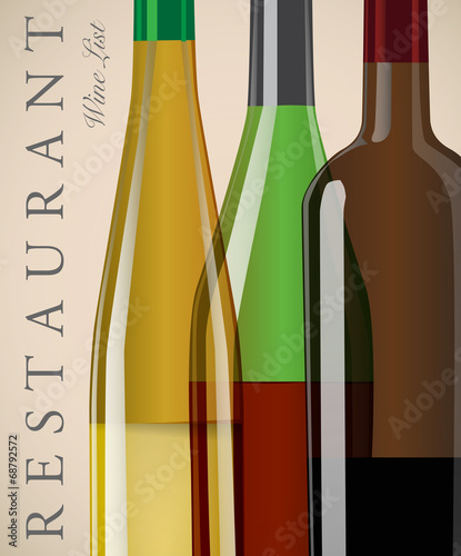 Wine List Restaurant Catering Gastroservice Logo