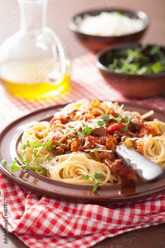 italian pasta spaghetti bolognese