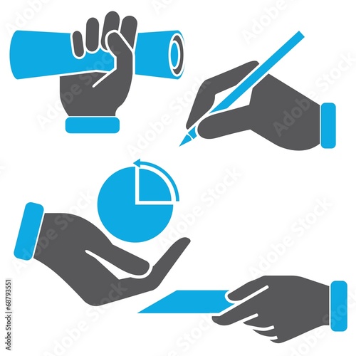 hand holding objects