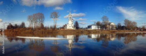 Orthodox Church, Spring Vologda, Russia © kichigin19