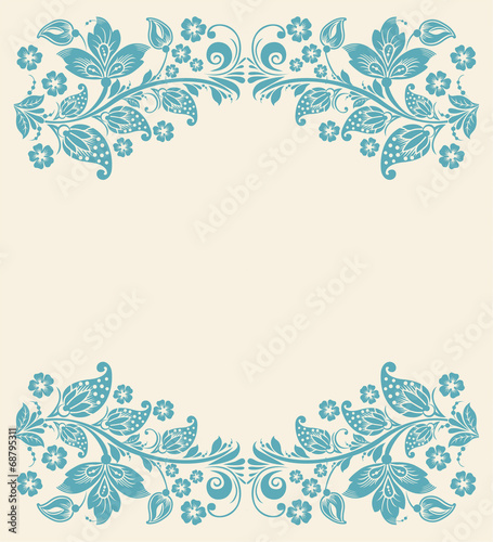 Abstract floral background. seamless lace