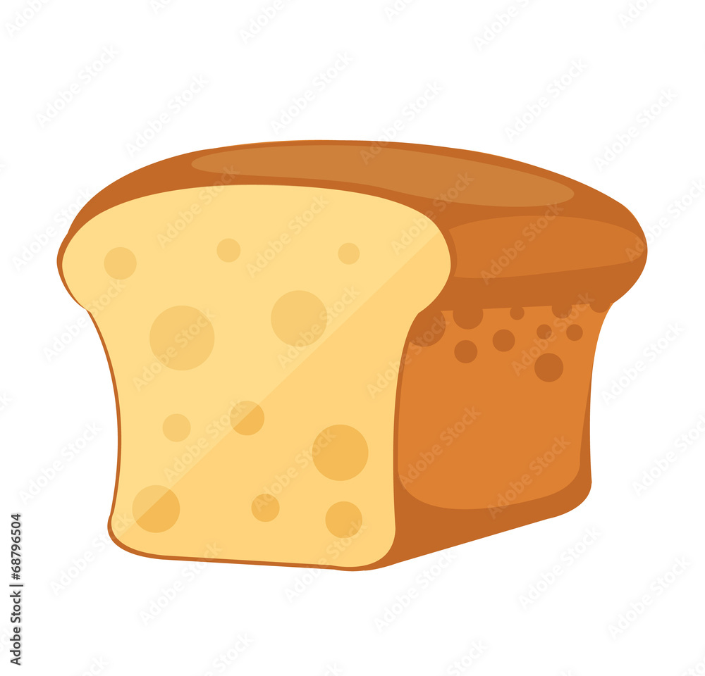 Vector Bread Flat Icon Vector Bread Flat Icon