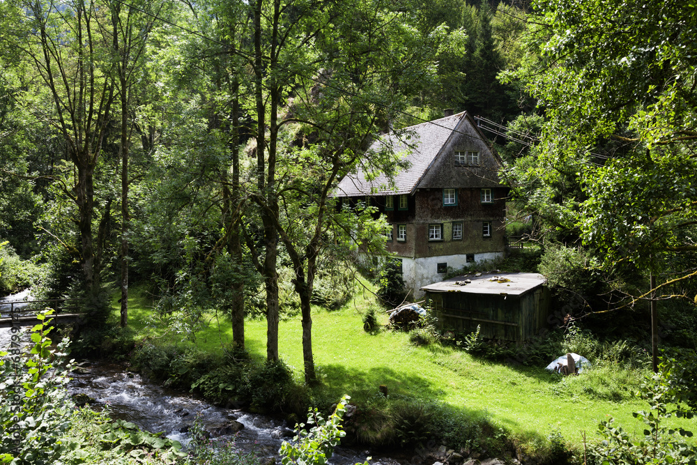 einsames Bauernhaus im Schwarzwald einsames Bauernhaus im Schwarzwald