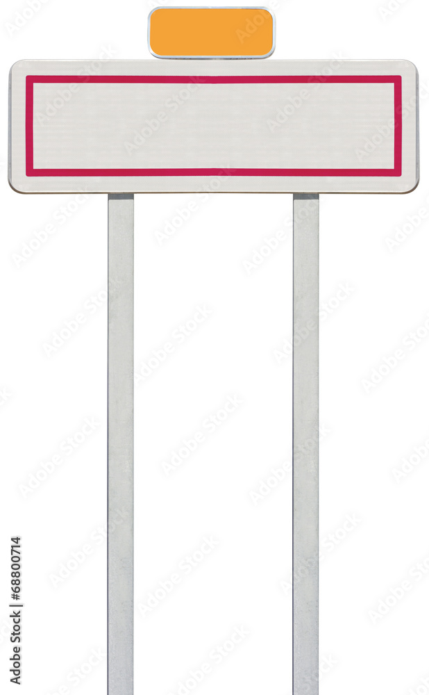 panneau de signalisation d'entrée de ville panneau de signalisation d'entrée de ville