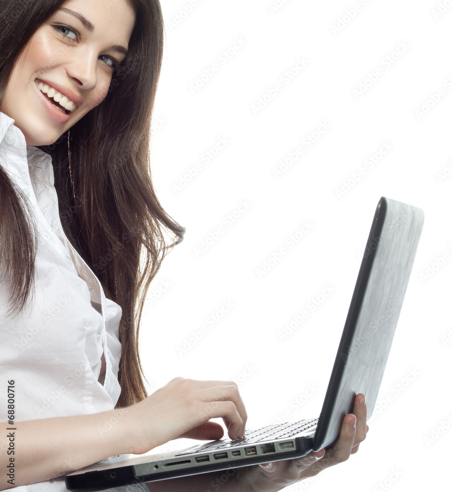 Naklejka premium woman beauty