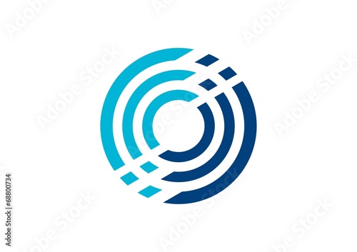 circle, logo, stripe, circular, sphere, globe, geometry