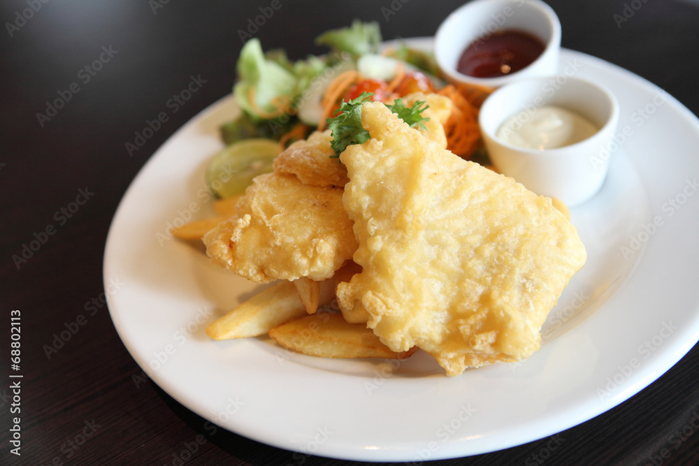 Fish and chips Fish and chips