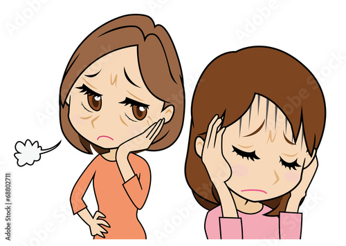 嫁姑(萎縮する嫁、困る姑)