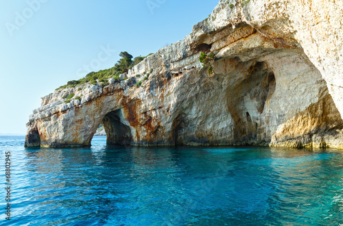 The Blue Caves in Zakynthos (Greece) © wildman
