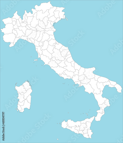 Karte von Italien #68804797
