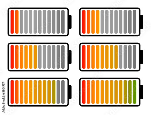 Battery level clip art