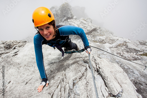 Happy climber
