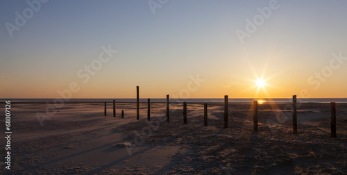 Abend am Strand von Sankt Peter-Ording