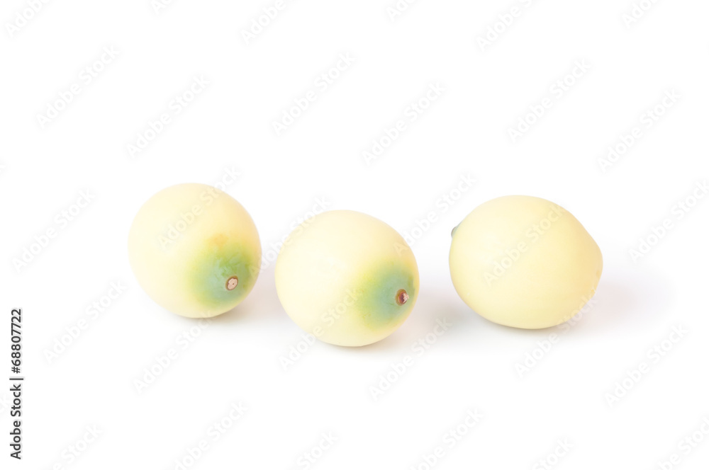 lotus seeds on white background lotus seeds on white background