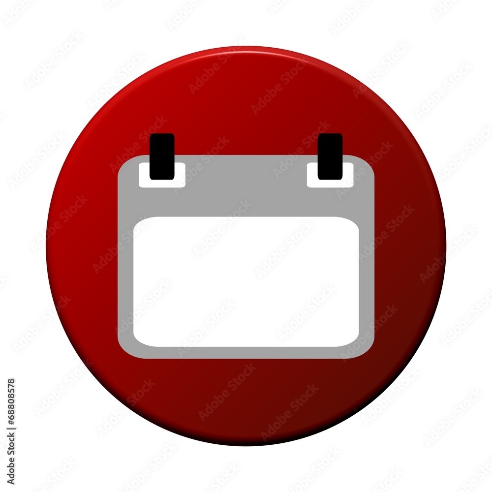 Button rund: Kalender Button rund: Kalender