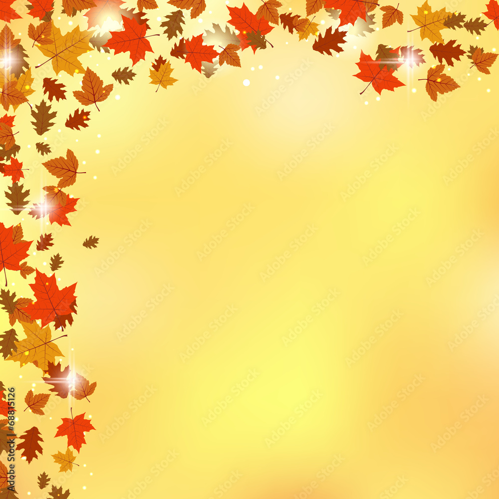 Obraz premium Autumn vector background