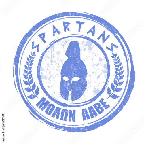 Spartans stamp photo