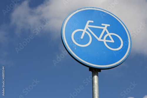 niederländisches Verkehrszeichen: Radweg