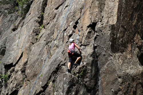 Girl Rock Climber