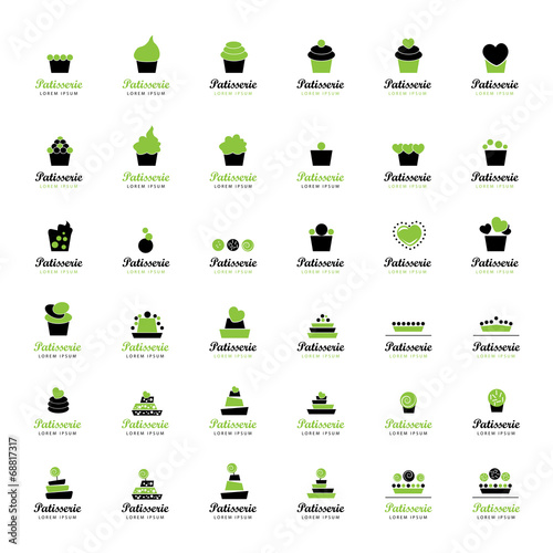 Sweets Icons Set - Isolated On White Background