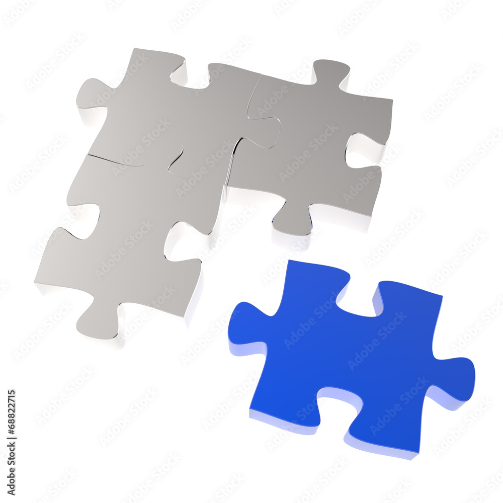 3d puzzles partnership as concept 3d puzzles partnership as concept