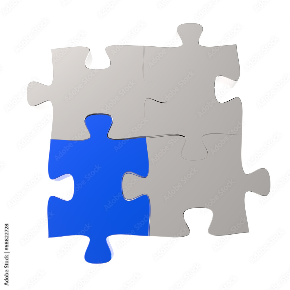 3d puzzles partnership as concept 3d puzzles partnership as concept