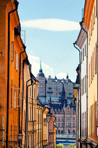 Photography Street in Old Town in Stockholm