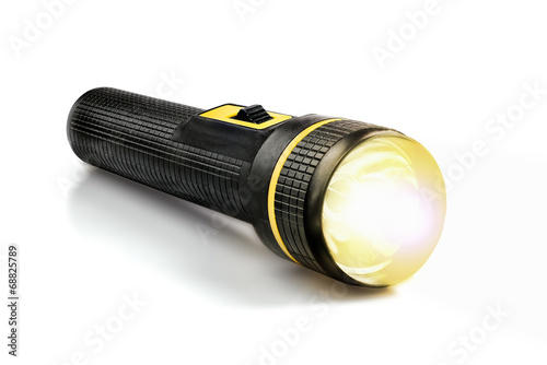 Light Beam from Electric  Flashlight