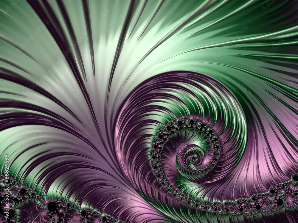 Naklejka premium Fraktal 3