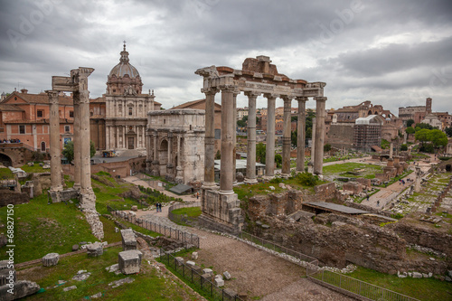 Rome : vue du Forum Romain