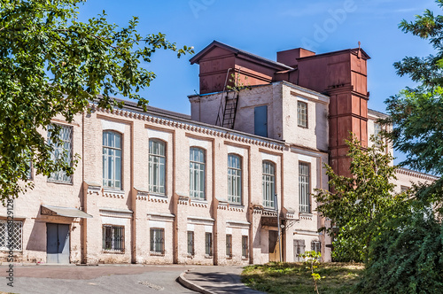 A view of a building of the Polytechnic Institute of Kiev in Ukraine