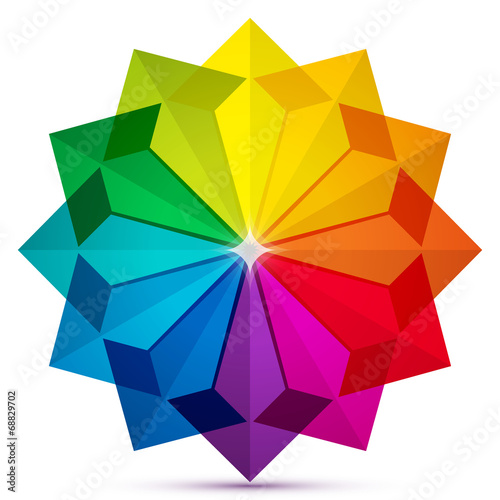 Colored arrows in a circle icon