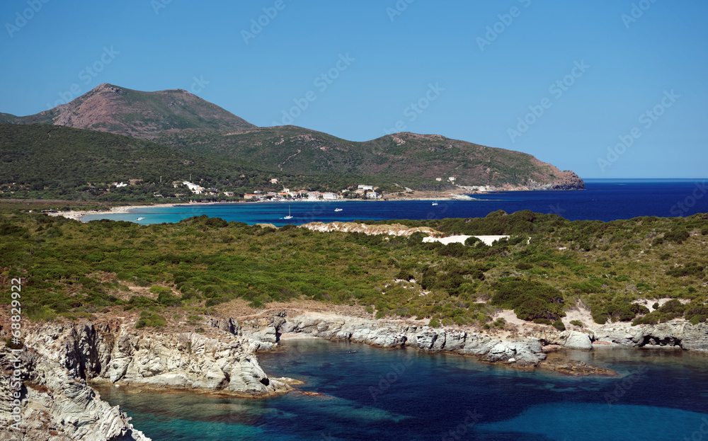 Fototapeta premium littoral de Barcaggio