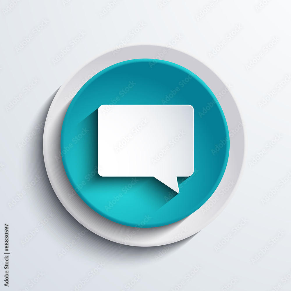 Naklejka premium vector modern blue circle icon. Web element