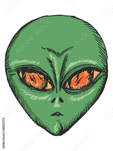 portrait of alien