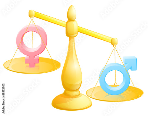 Battle of the sexes concept