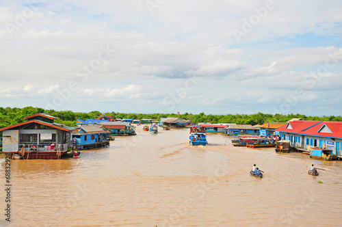 The village on the water of Tonle Sap