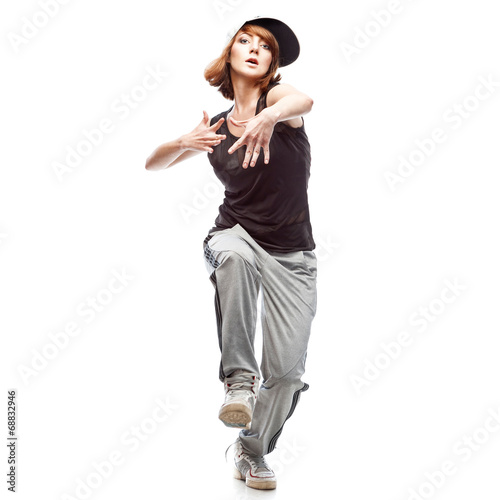 hip-hop woman dancing