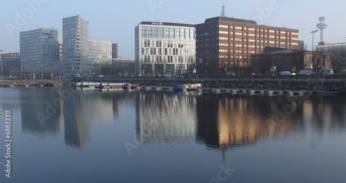 Morgenstimmung im Liverpooler Dockland